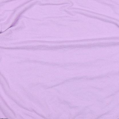 Studio Sleepwear Womens Purple Solid  Top Pyjama Top Size 8  - Oh hello weekend lets do this