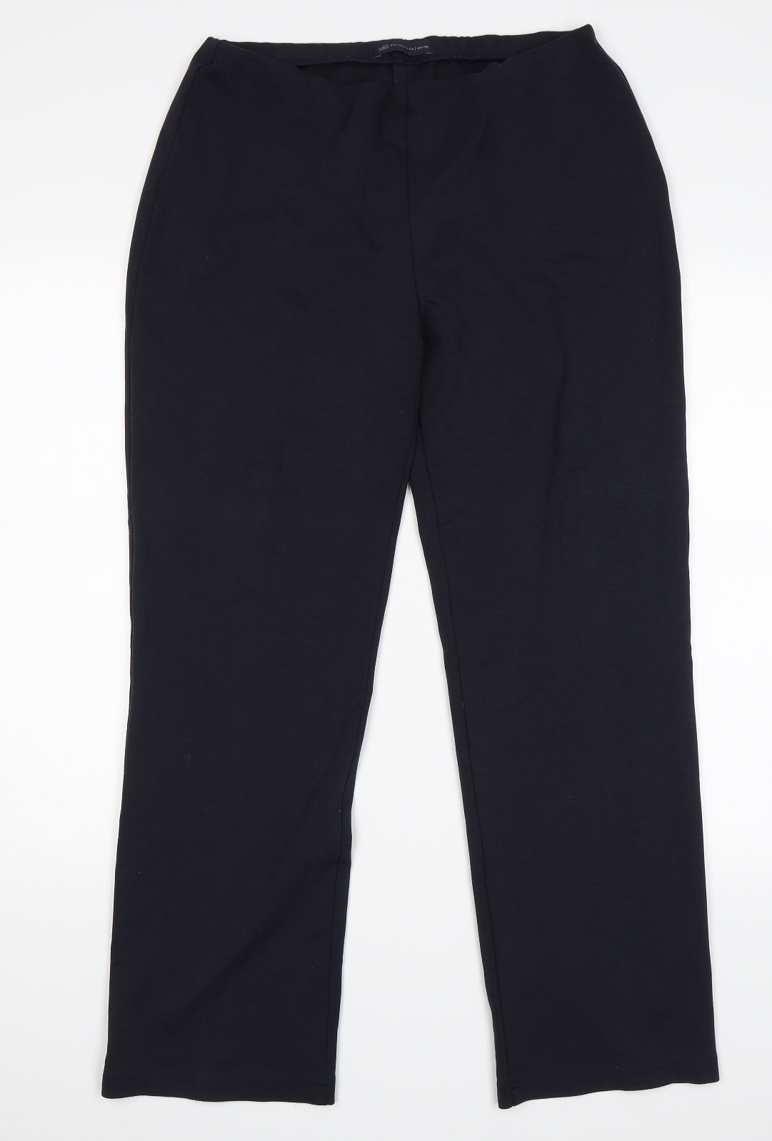 M&S Womens Blue   Trousers  Size 12 L28 in