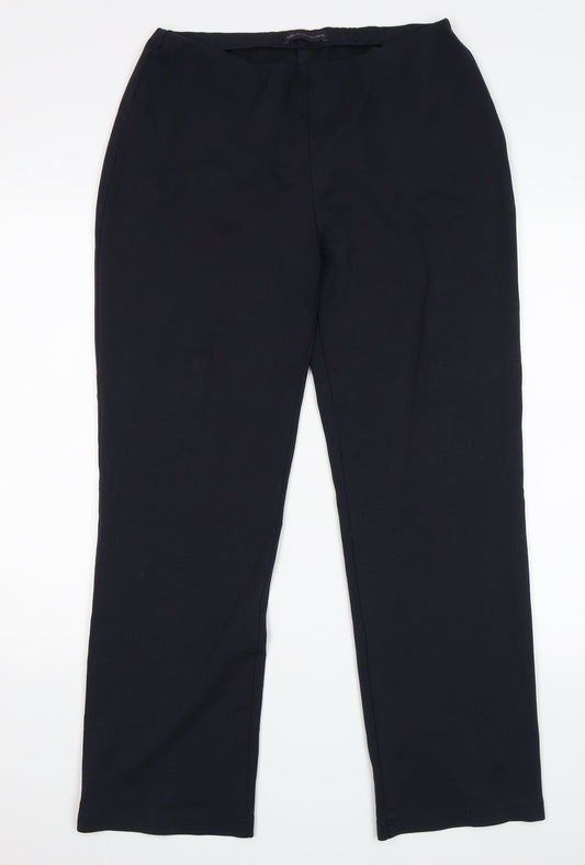 M&S Womens Blue   Trousers  Size 12 L28 in
