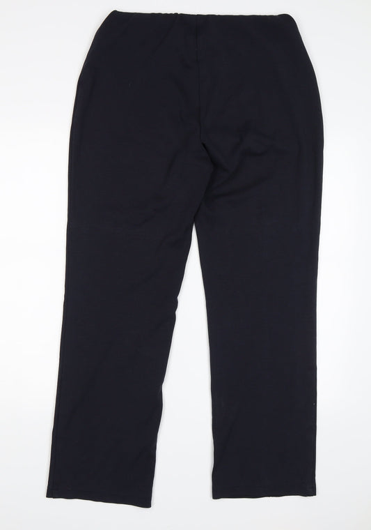 M&S Womens Blue   Trousers  Size 12 L28 in