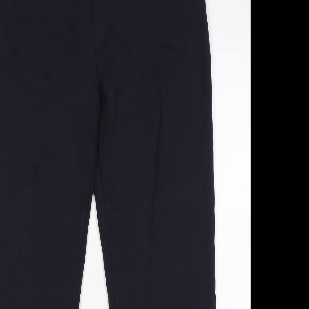 M&S Womens Blue   Trousers  Size 12 L28 in