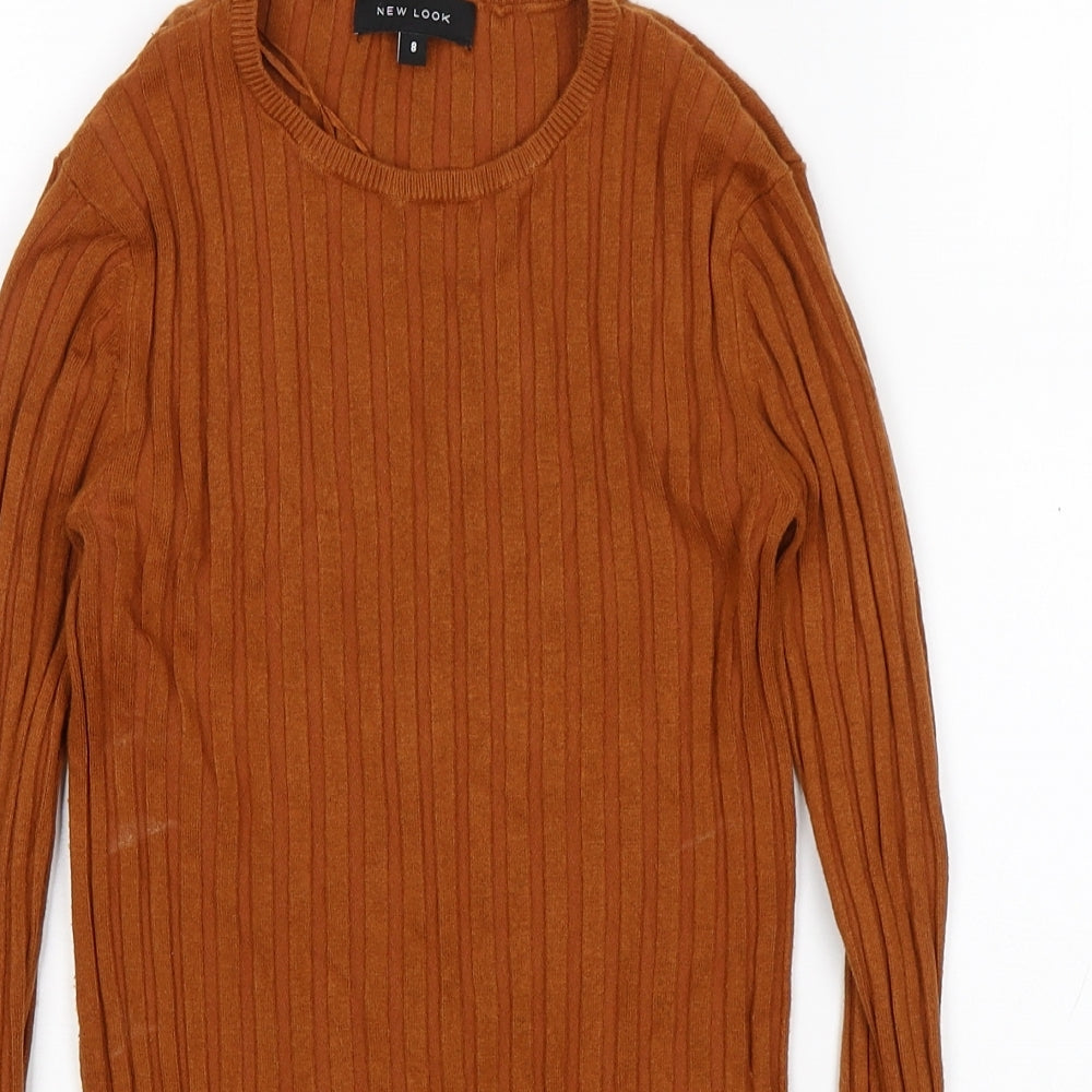New Look Womens Brown   Pullover Jumper Size 8