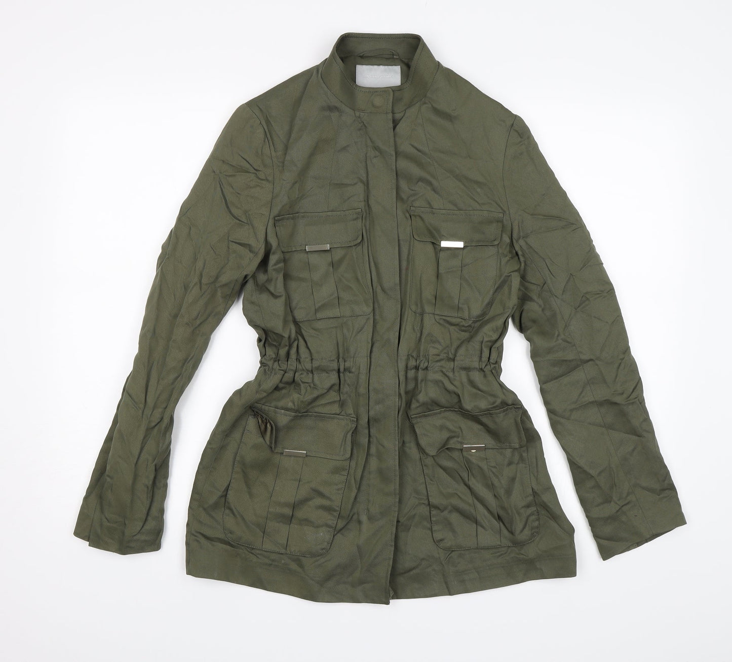 Womens UK Size 6 H&M Green Jacket