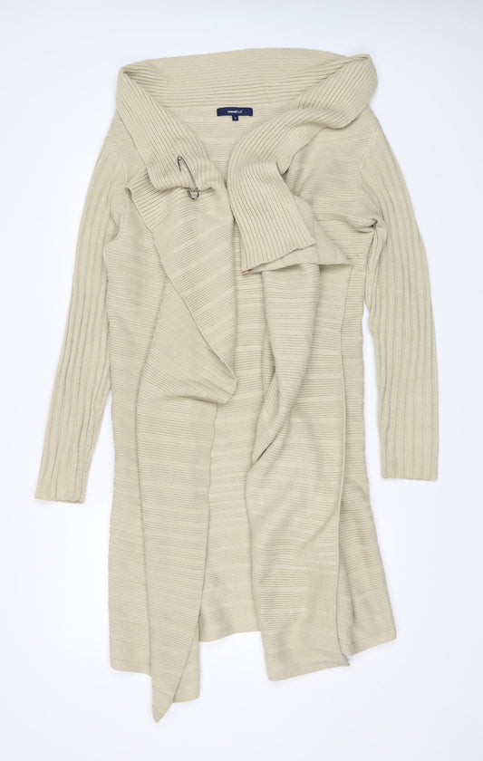 Casual Club Womens Beige   Shrug Jumper Size M