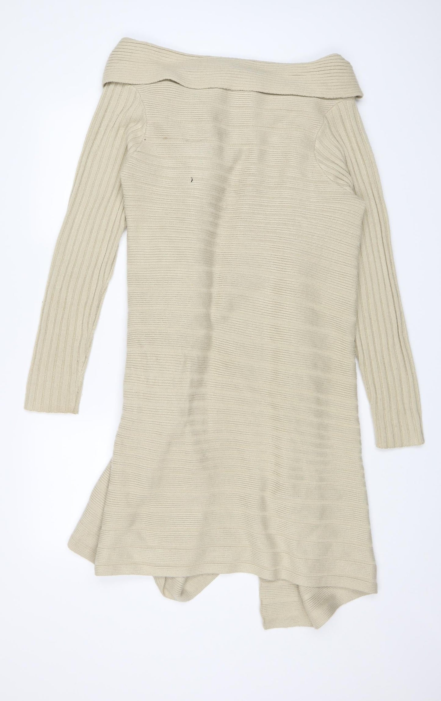 Casual Club Womens Beige   Shrug Jumper Size M