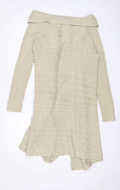 Casual Club Womens Beige   Shrug Jumper Size M