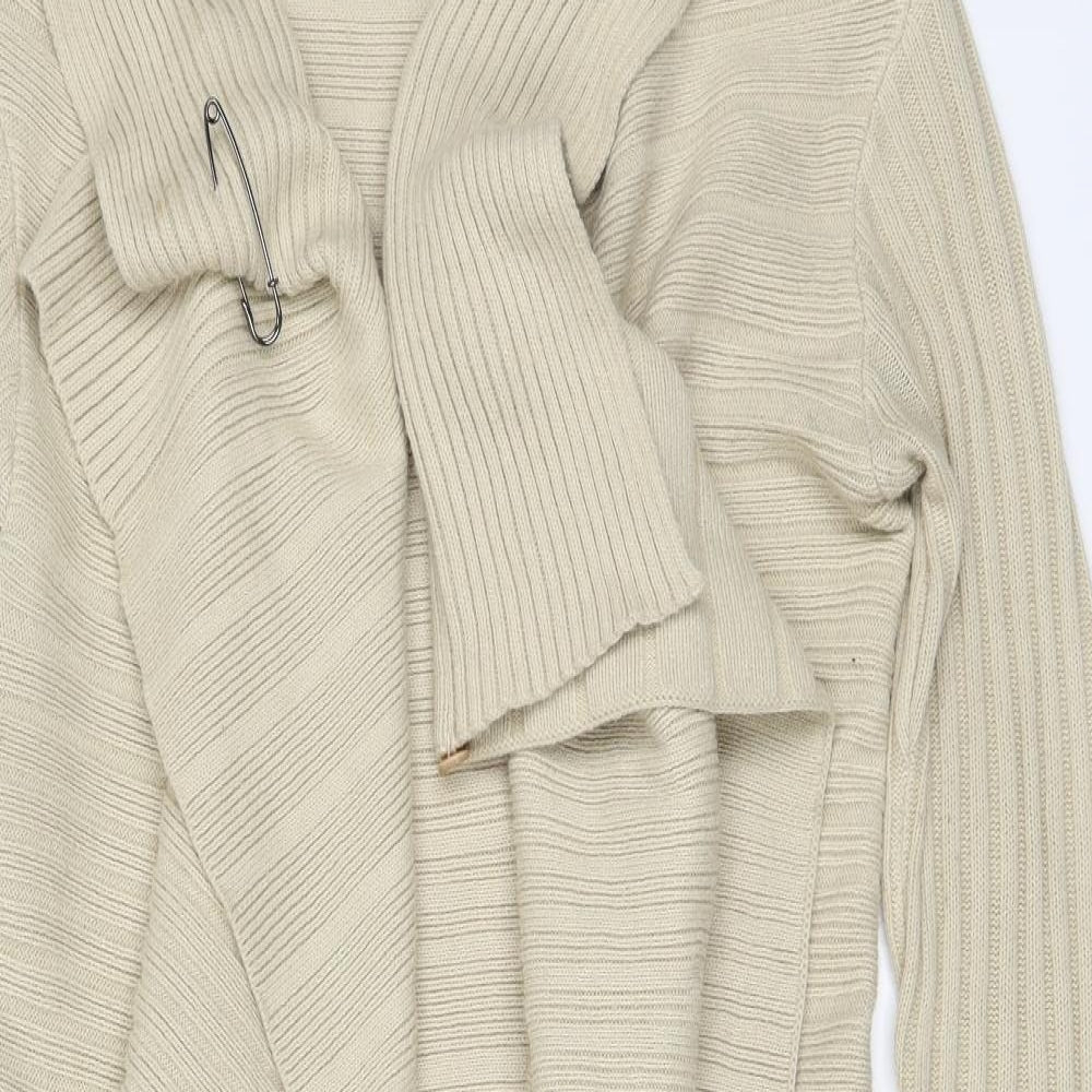 Casual Club Womens Beige   Shrug Jumper Size M