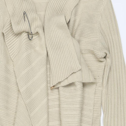 Casual Club Womens Beige   Shrug Jumper Size M