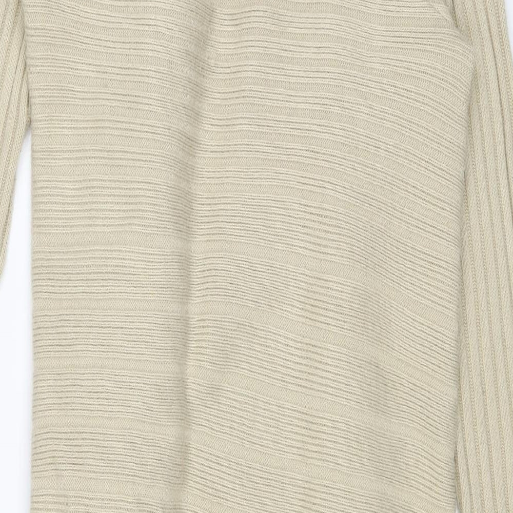 Casual Club Womens Beige   Shrug Jumper Size M