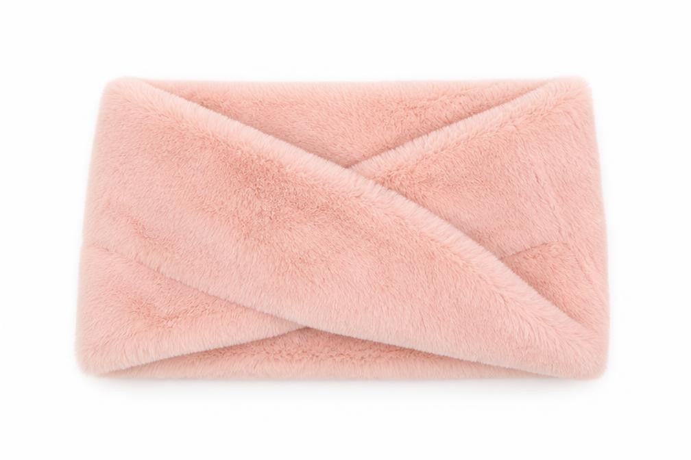 Front view of Matalan unisex pink scarf scarves & wraps size regular - 3-6 years