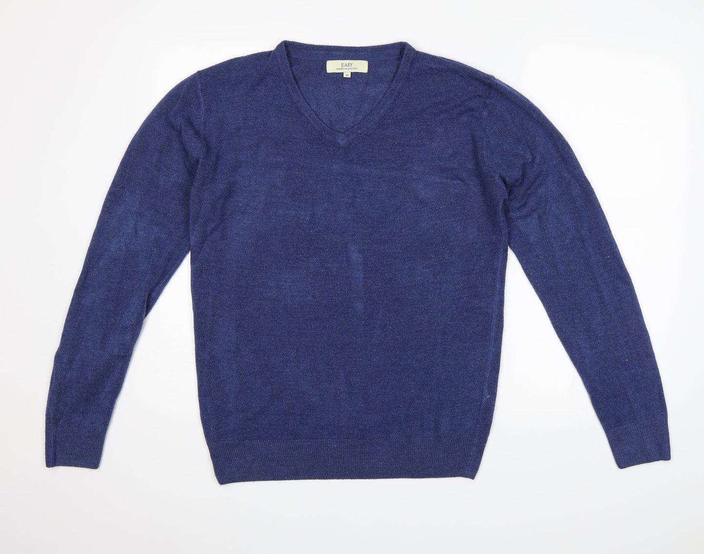 Easy Mens Blue   Pullover Jumper Size M