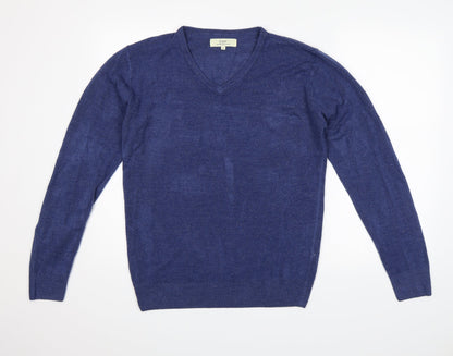 Easy Mens Blue   Pullover Jumper Size M