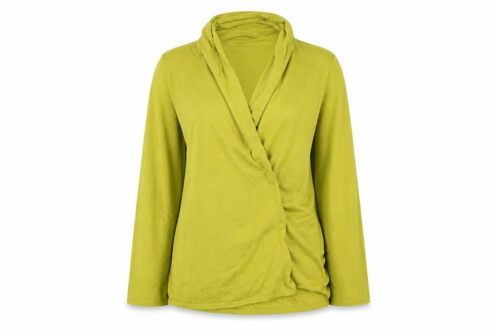 Womens UK Size L Linea Yellow Basic Blouse