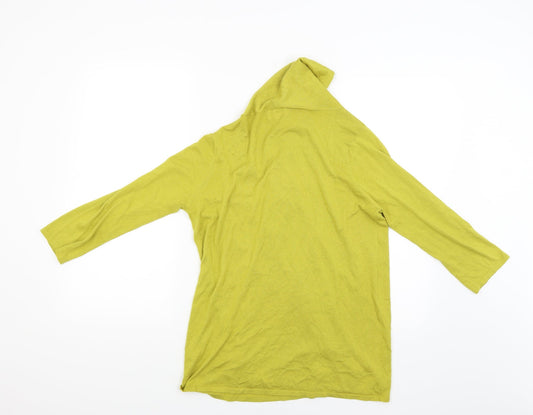 Womens UK Size L Linea Yellow Basic Blouse