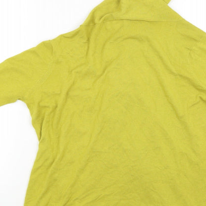 Womens UK Size L Linea Yellow Basic Blouse
