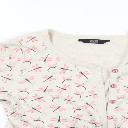 F&F Womens Beige   Cape Jumper Size 14