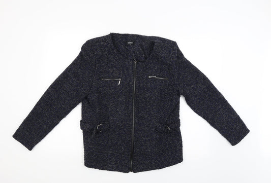 Klass Womens Blue   Jacket  Size 14