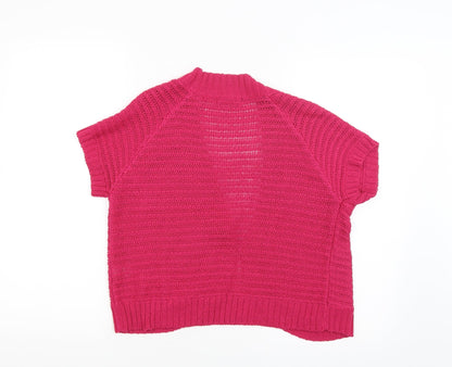 BM Womens Pink   Cardigan Jumper Size S
