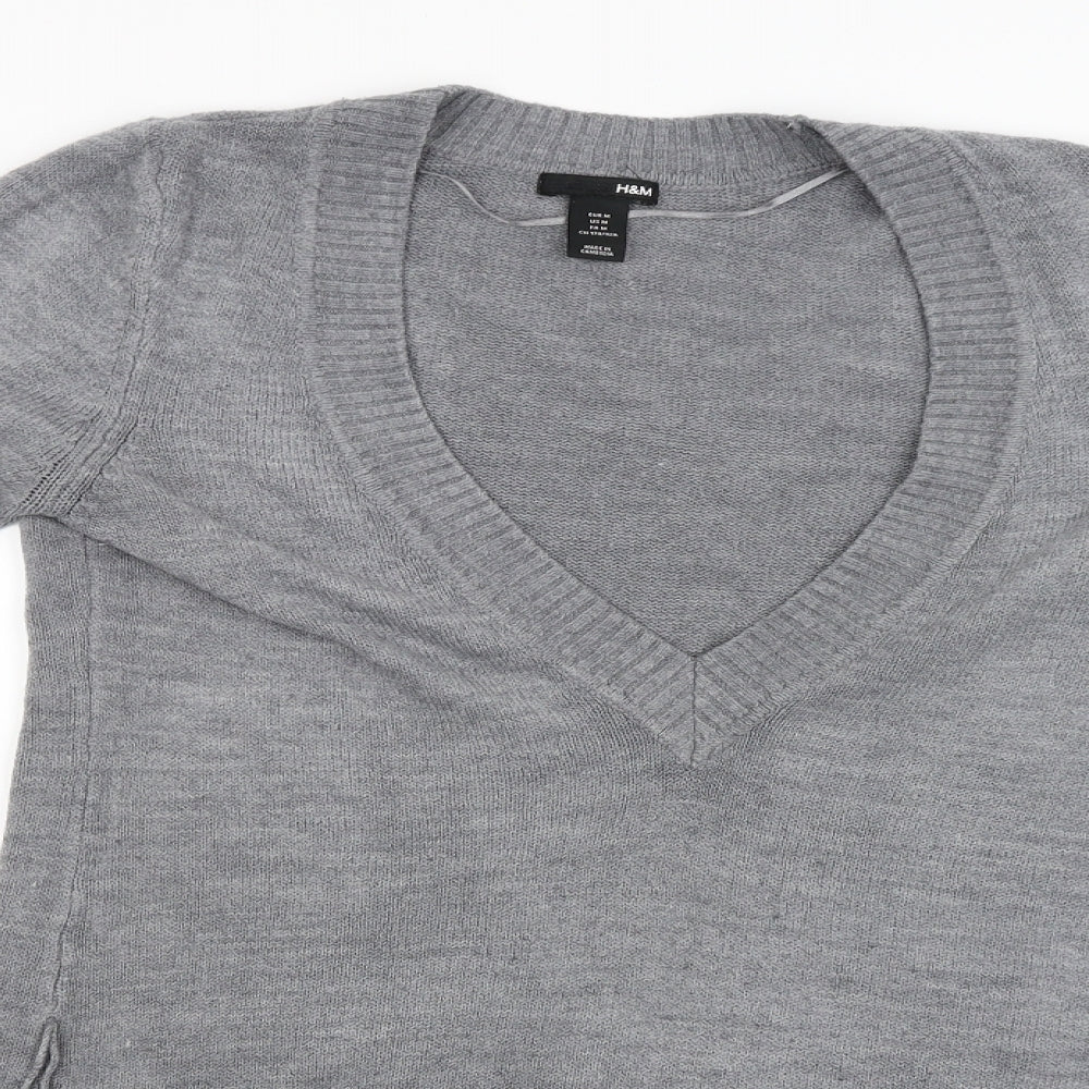 H&M Womens Grey   Pullover Jumper Size 12