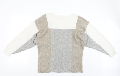 George Mens Grey   Pullover Jumper Size M