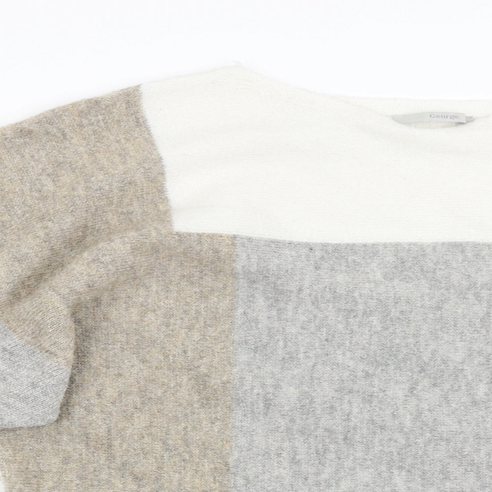 George Mens Grey   Pullover Jumper Size M