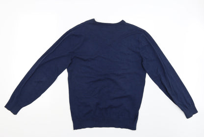 Greenwoods Mens Blue   Pullover Jumper Size S