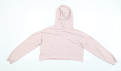 New Look Girls Pink   Pullover Hoodie Size 15 Years