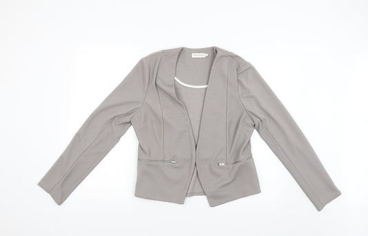 Womens UK Size 14 Paraphrase Grey Jacket