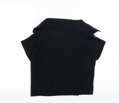 Internacionale Womens Black   Cardigan Jumper Size 14