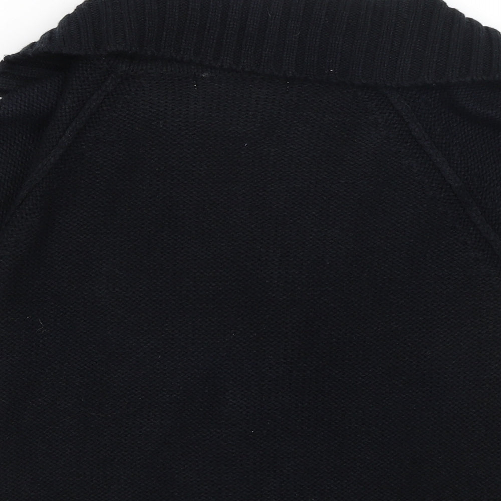 Internacionale Womens Black   Cardigan Jumper Size 14