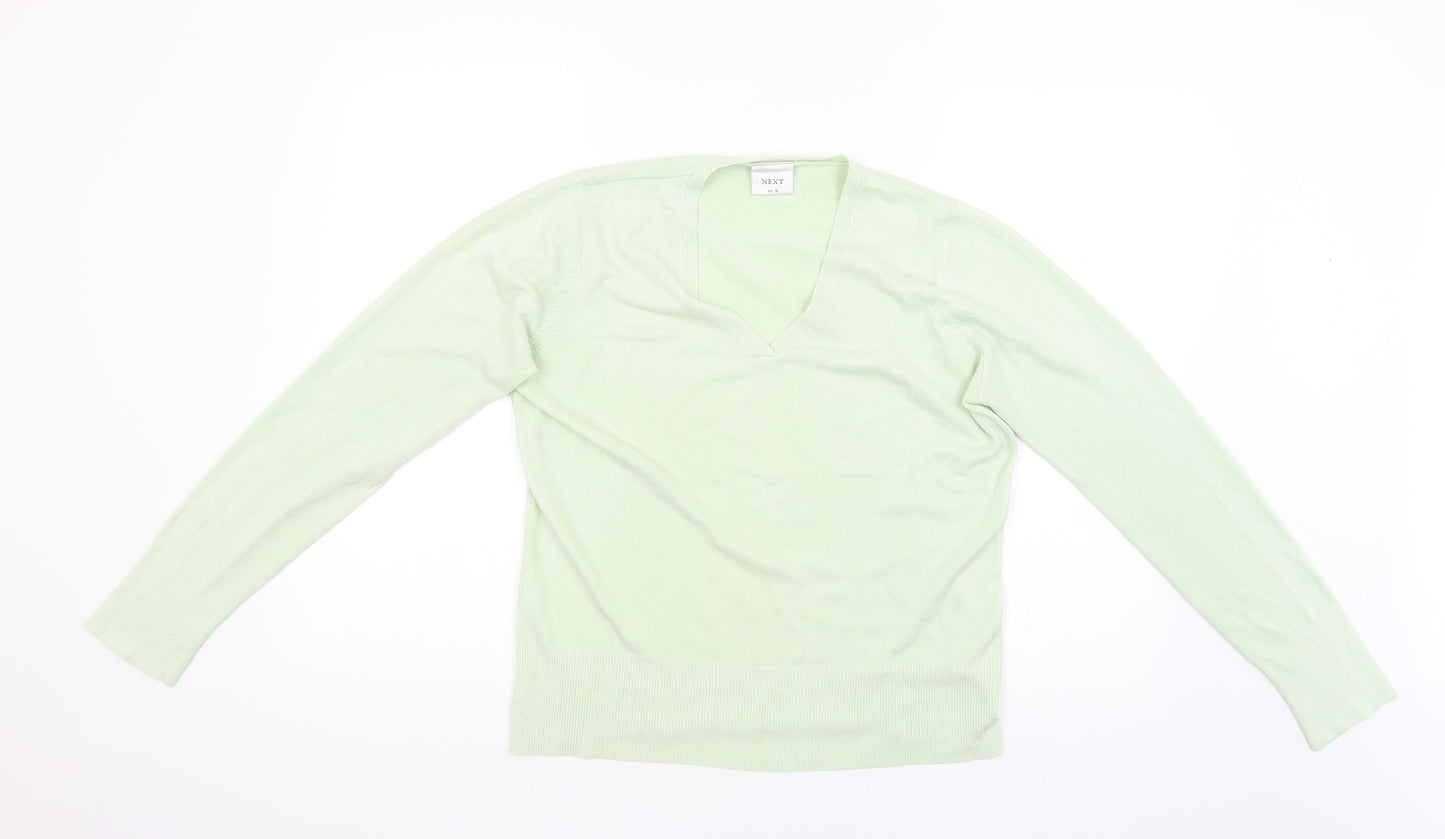 NEXT Womens Green   Pullover Jumper Size 16