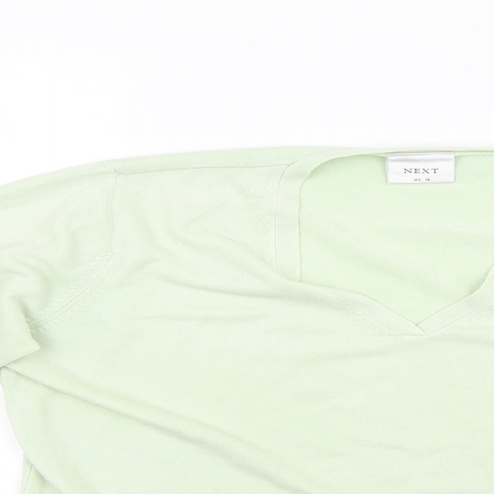 NEXT Womens Green   Pullover Jumper Size 16