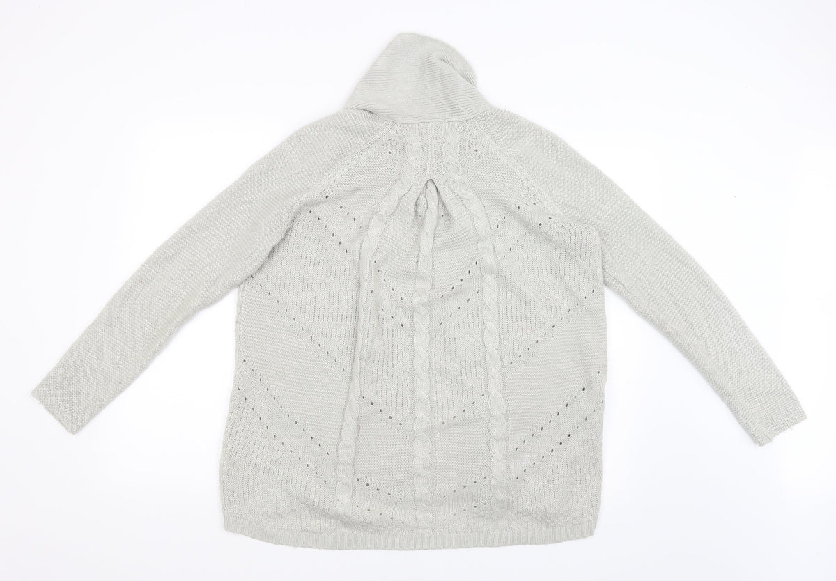 Marks & Spencer Womens Beige   Cape Jumper Size 10