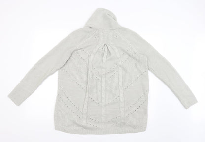 Marks & Spencer Womens Beige   Cape Jumper Size 10