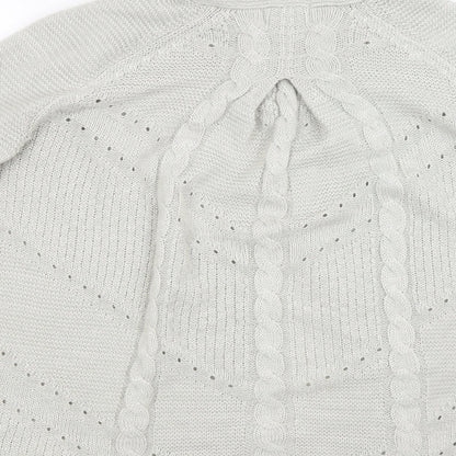 Marks & Spencer Womens Beige   Cape Jumper Size 10