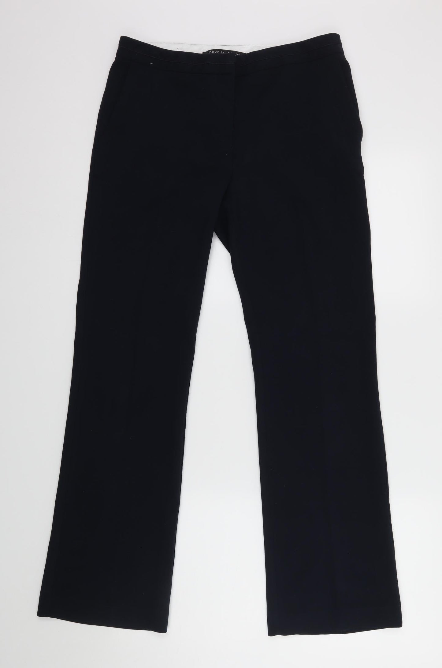 Womens UK Size 10 NEXT Regular Fit Dress Pants Blue Trousers