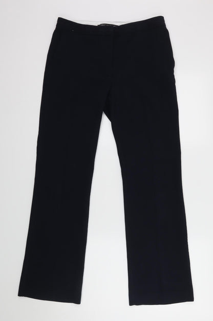 Womens UK Size 10 NEXT Regular Fit Dress Pants Blue Trousers
