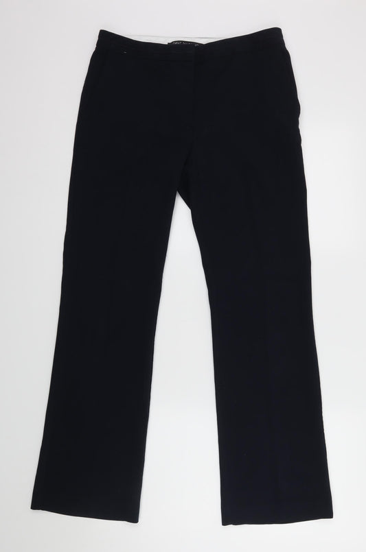 Womens UK Size 10 NEXT Regular Fit Dress Pants Blue Trousers