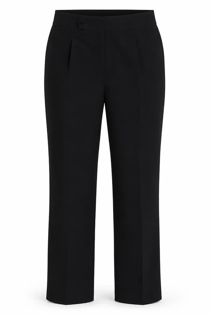 Bonprix Womens Black Dress Pants Trousers Size 16 L28 in