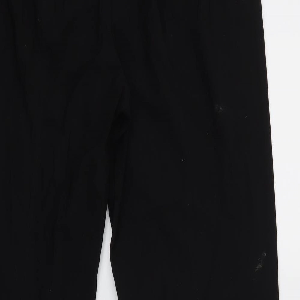 Womens UK Size 16 BPC Regular Fit Dress Pants Black Trousers