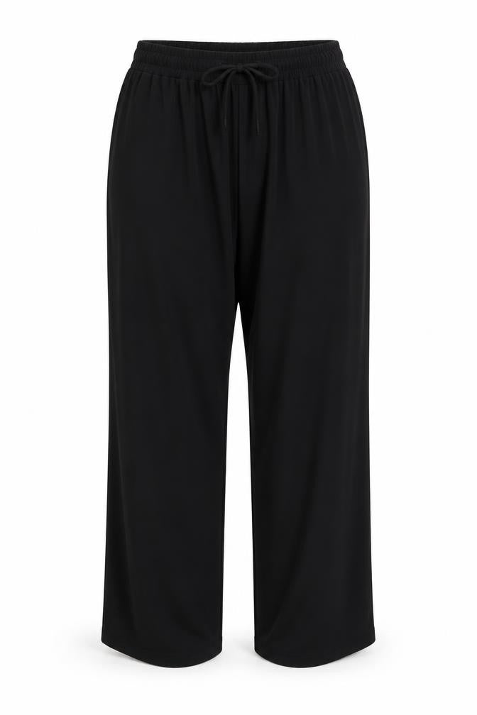 Womens UK Size 14 Mia Moda Regular Fit Dress Pants Black Trousers