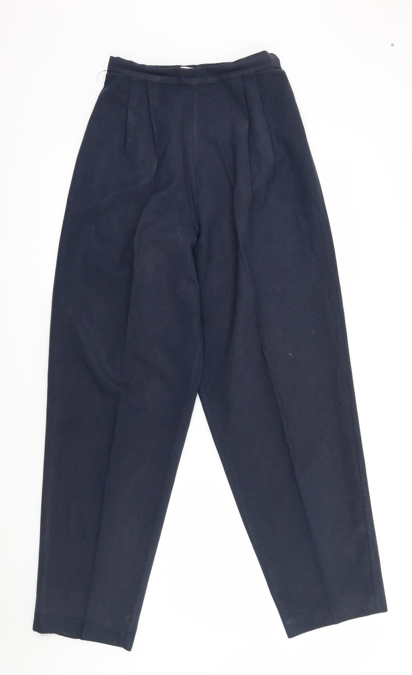 Womens UK Size 14 Preworn Regular Fit Dress Pants Blue Trousers