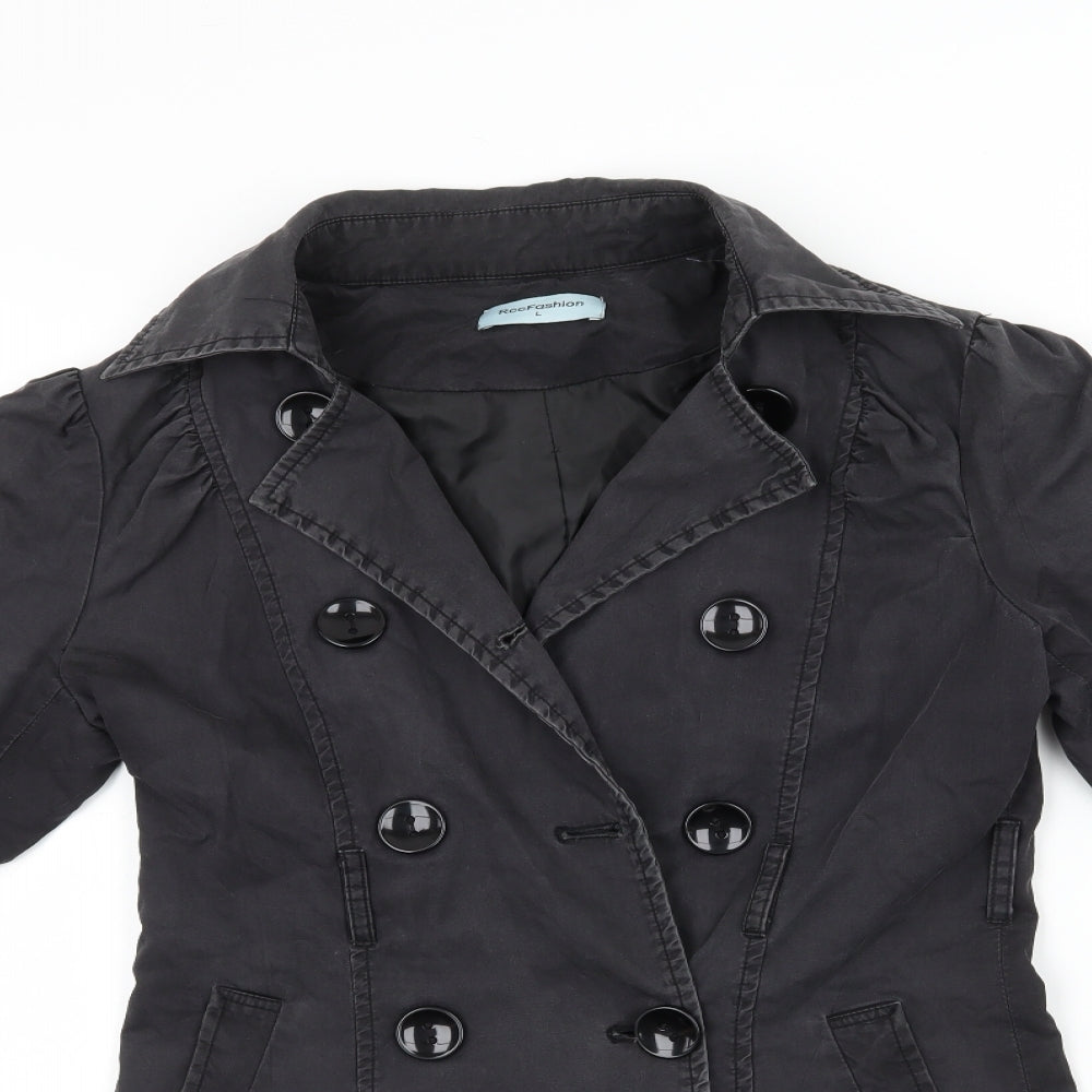 RCC Fashion Womens Black   Jacket Coatigan Size L
