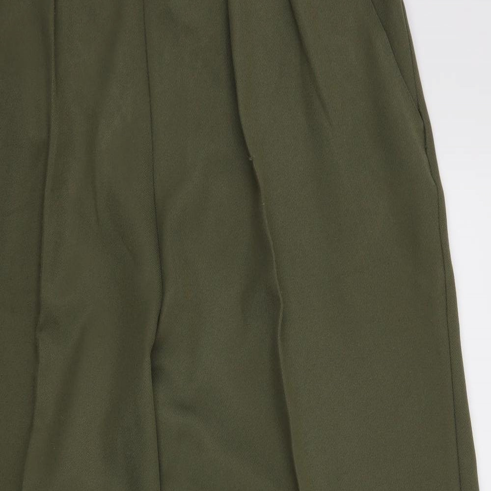 Womens UK Size 20 Slimtru Regular Fit Dress Pants Green Trousers
