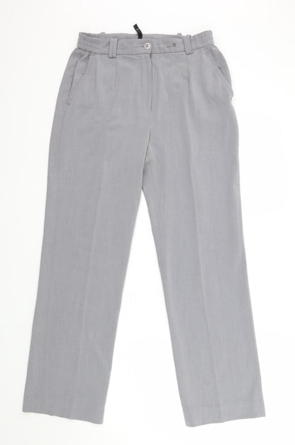 Osca B Womens Grey   Dress Pants Trousers Size 12 L27 in