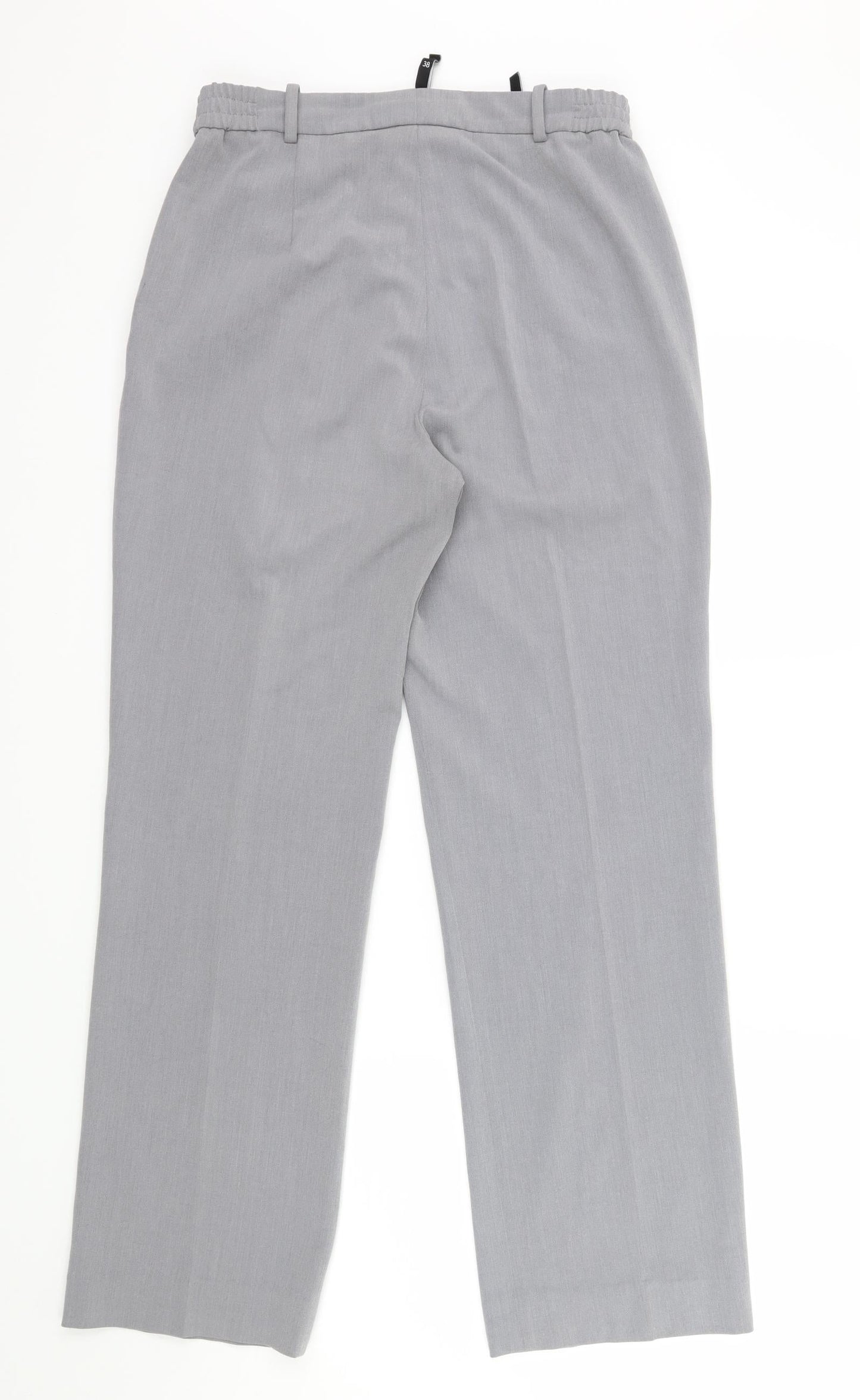 Osca B Womens Grey   Dress Pants Trousers Size 12 L27 in