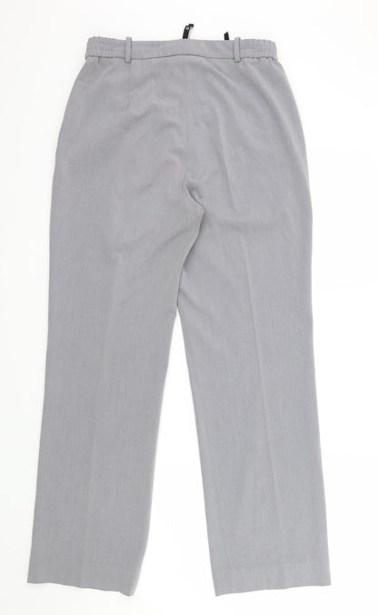 Osca B Womens Grey   Dress Pants Trousers Size 12 L27 in