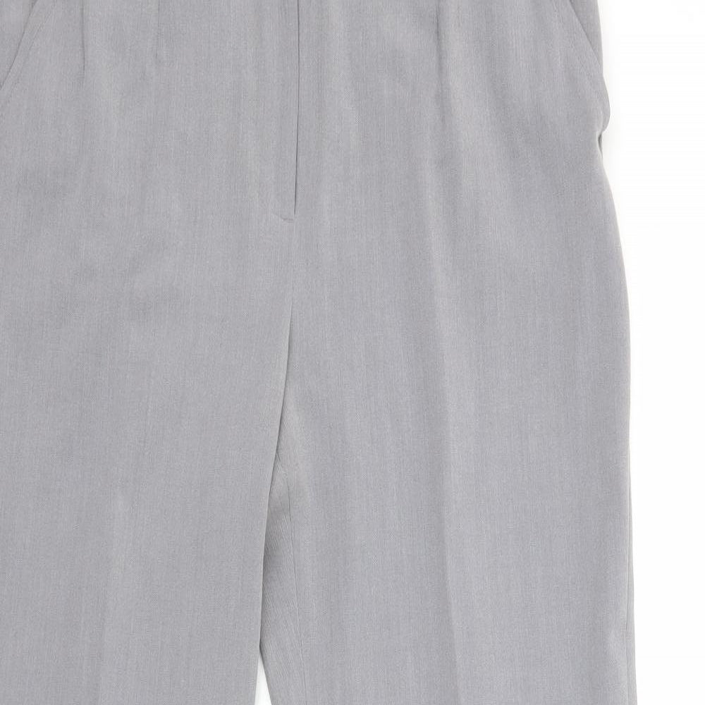 Osca B Womens Grey   Dress Pants Trousers Size 12 L27 in