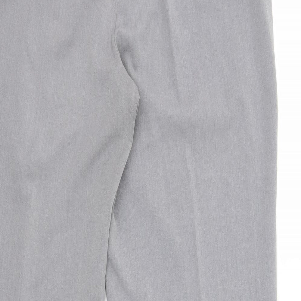 Osca B Womens Grey   Dress Pants Trousers Size 12 L27 in