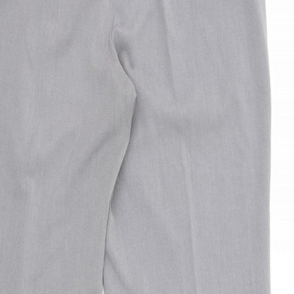 Osca B Womens Grey   Dress Pants Trousers Size 12 L27 in